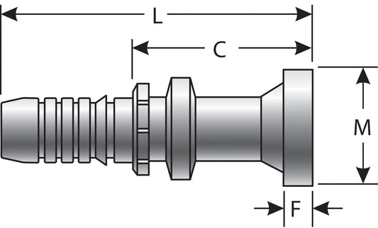 Top View of Adapter GATES G20300-1616