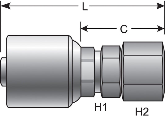 Top View of Adapter GATES G25170-2020