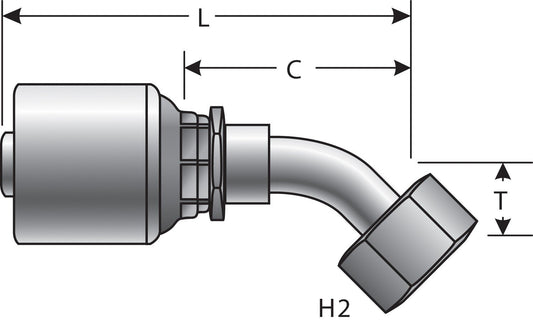 Top View of Adapter GATES G25175-0406