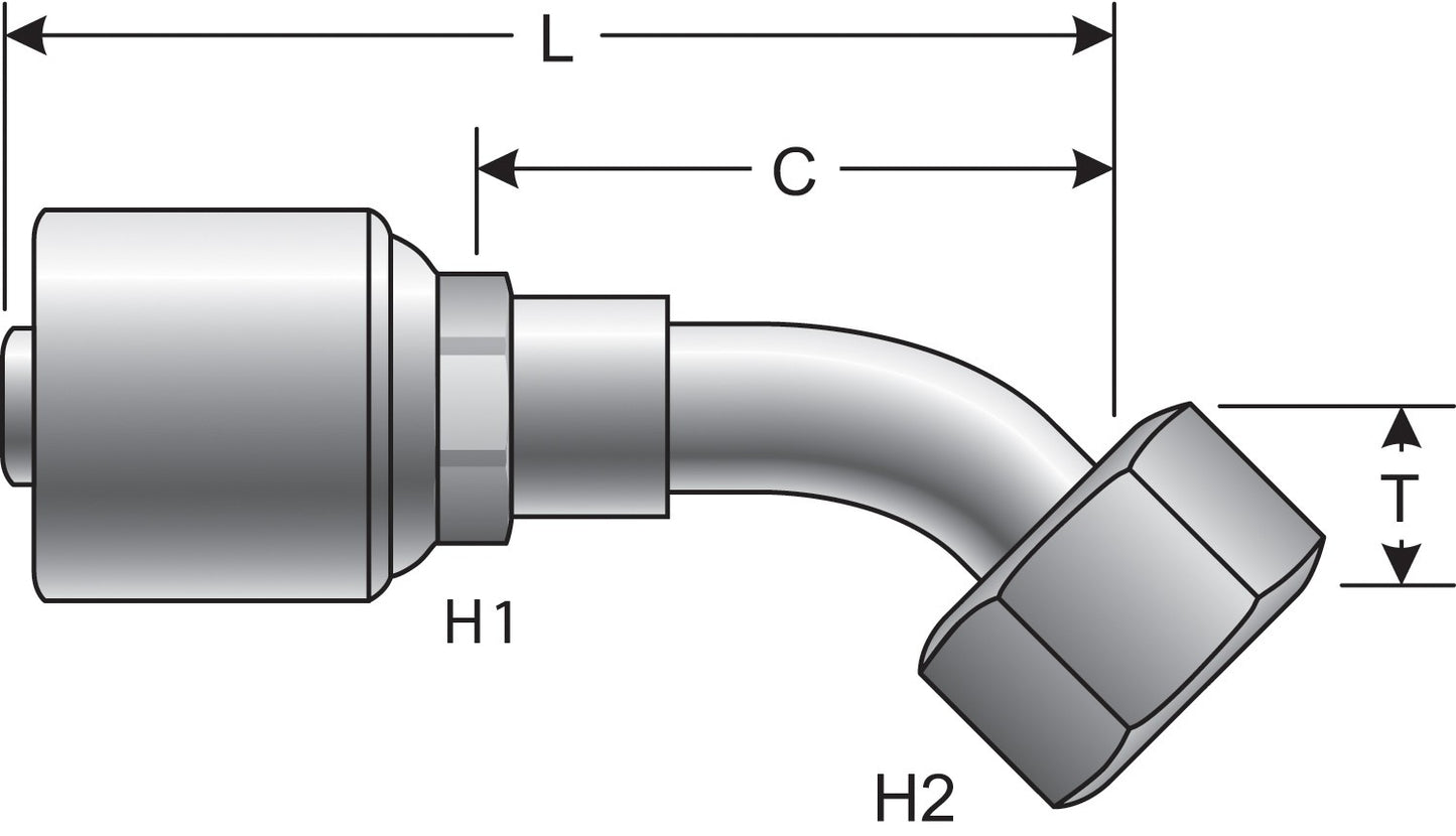 Top View of Adapter GATES G25235-0606