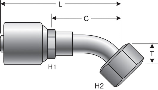 Top View of Adapter GATES G25235-0608