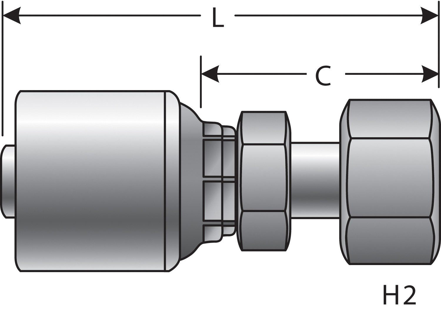 Top View of Adapter GATES G25645-0815