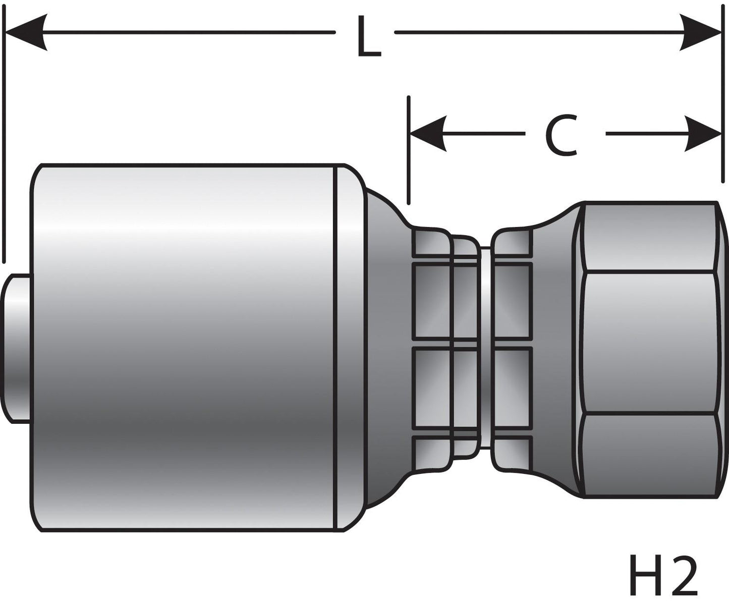 Top View of Adapter GATES G25830-1010