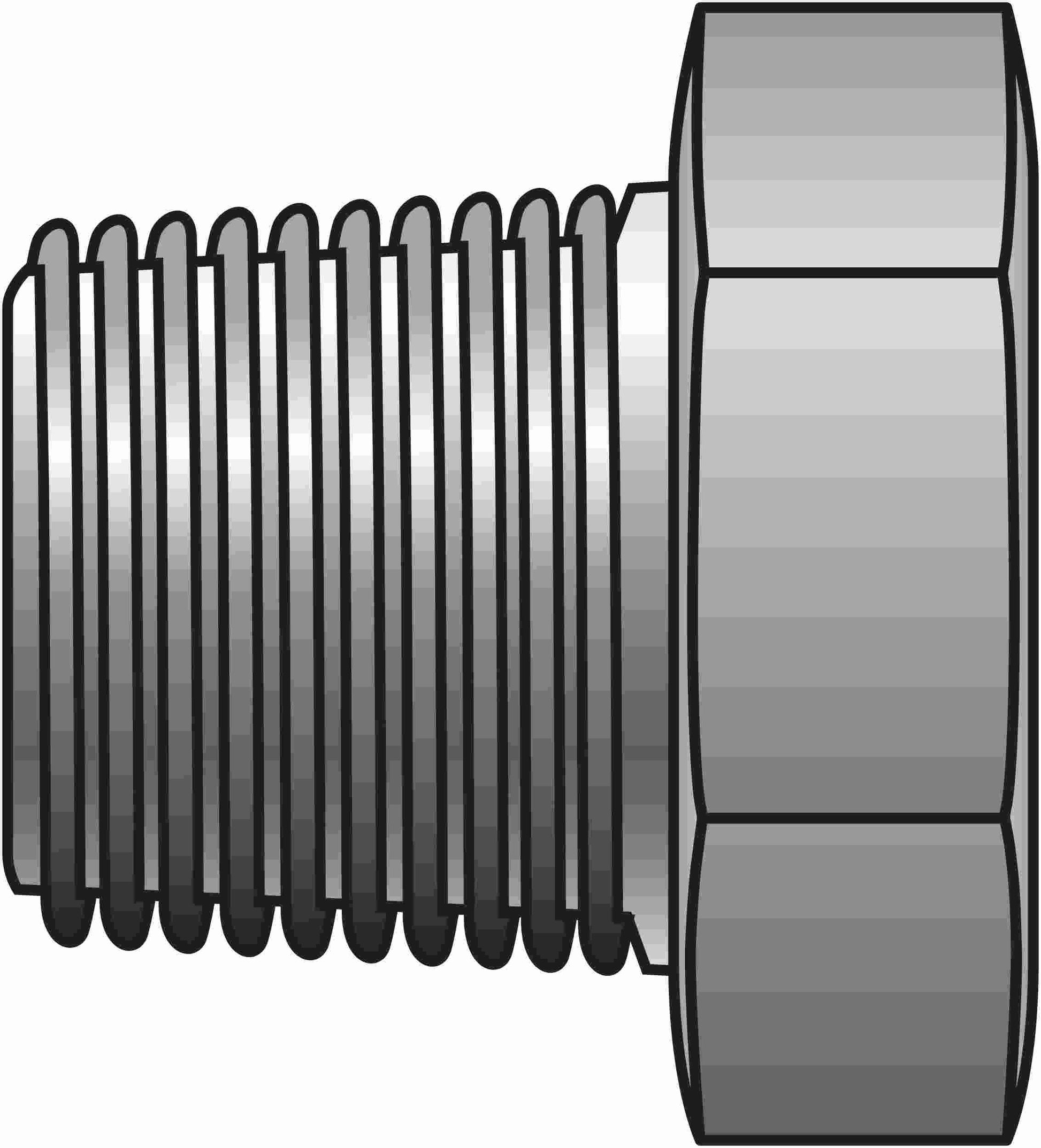 Side View of Adapter GATES G60130-0804