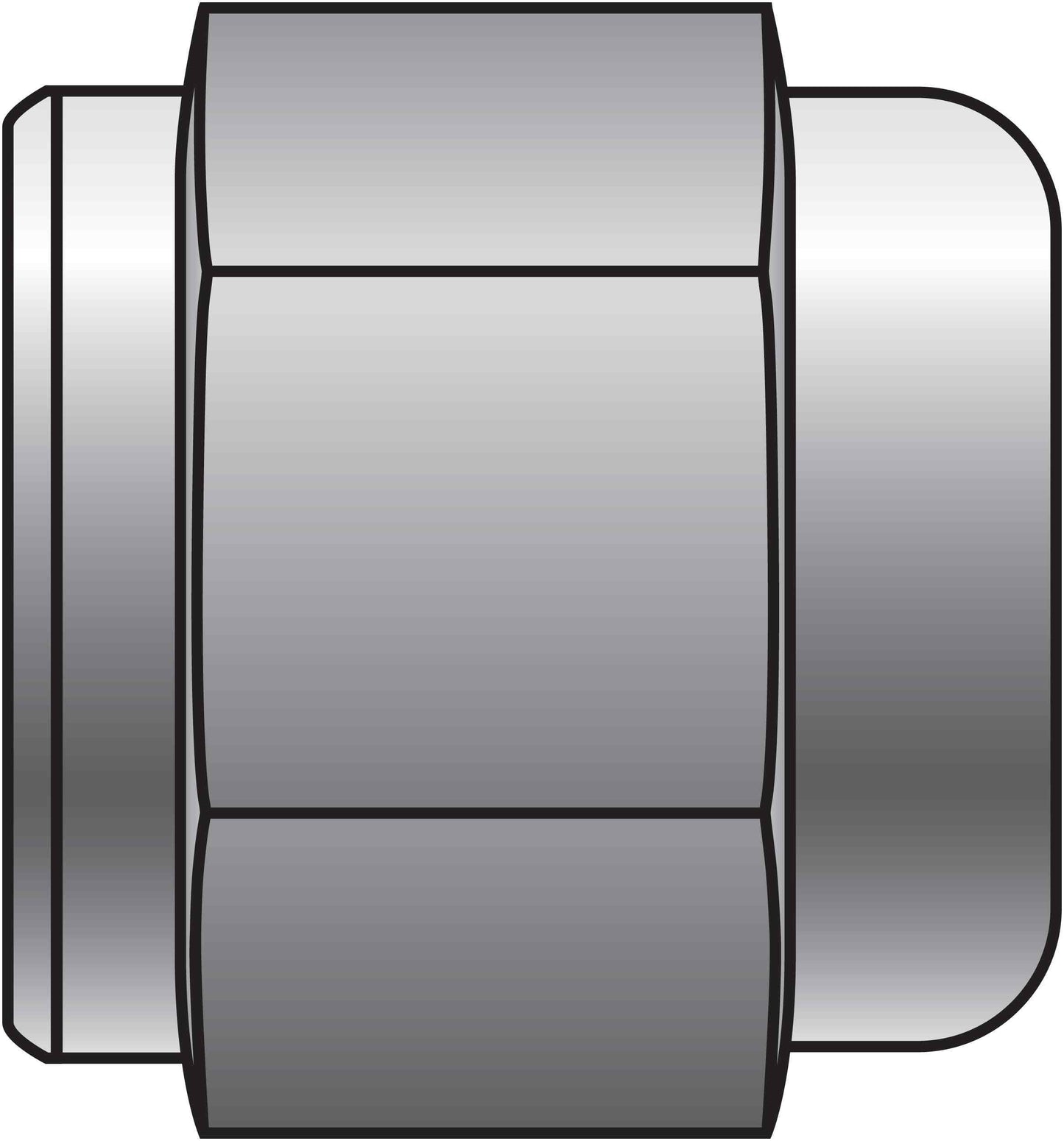 Side View of Adapter GATES G60401-0008