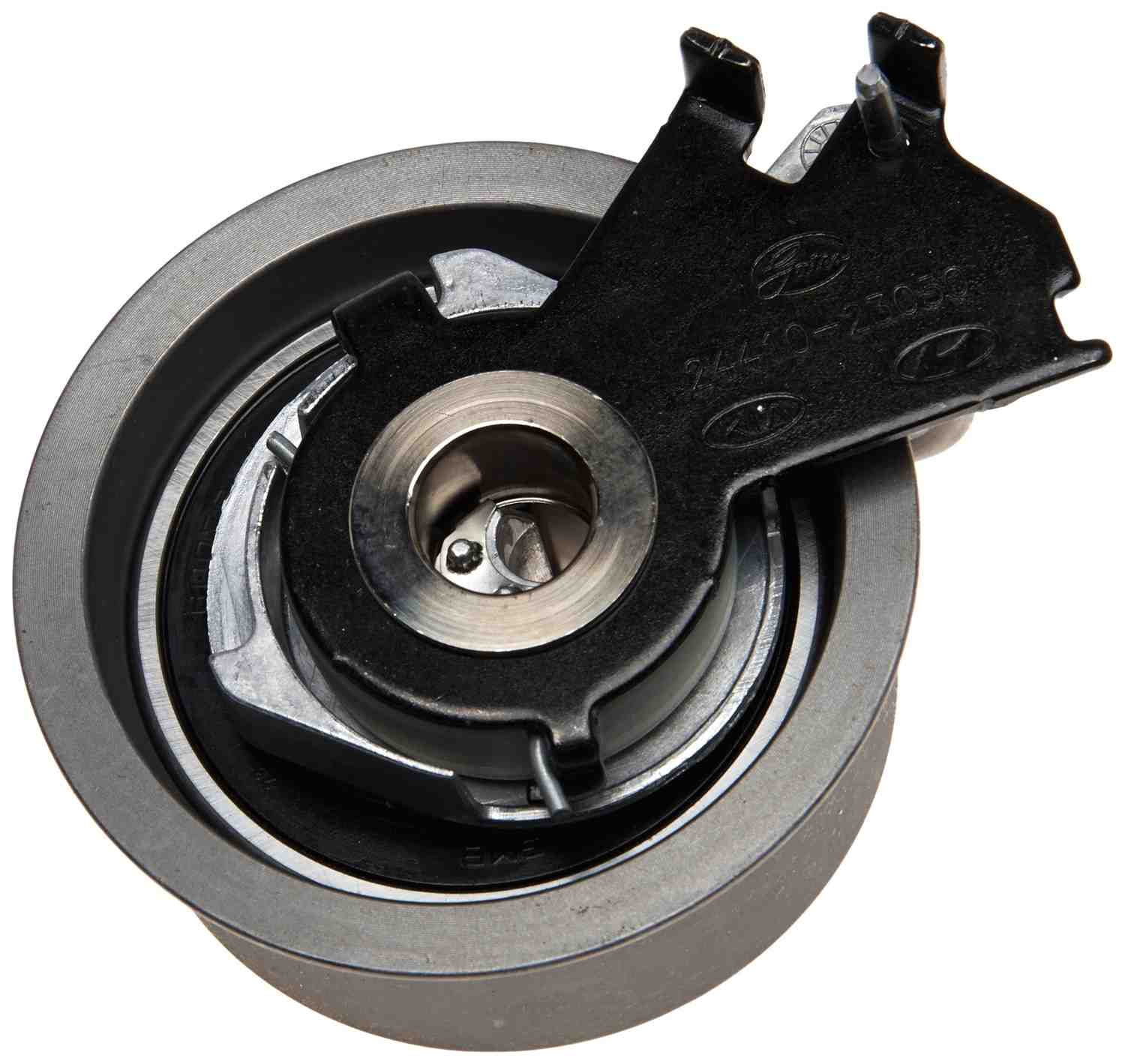 Bottom View of Engine Timing Belt Tensioner Pulley GATES T43135