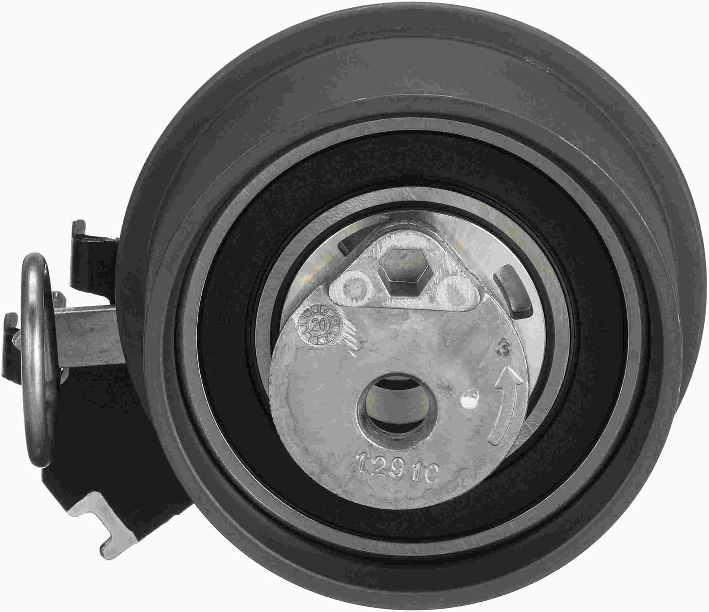 Front View of Engine Timing Belt Tensioner Pulley GATES T43135