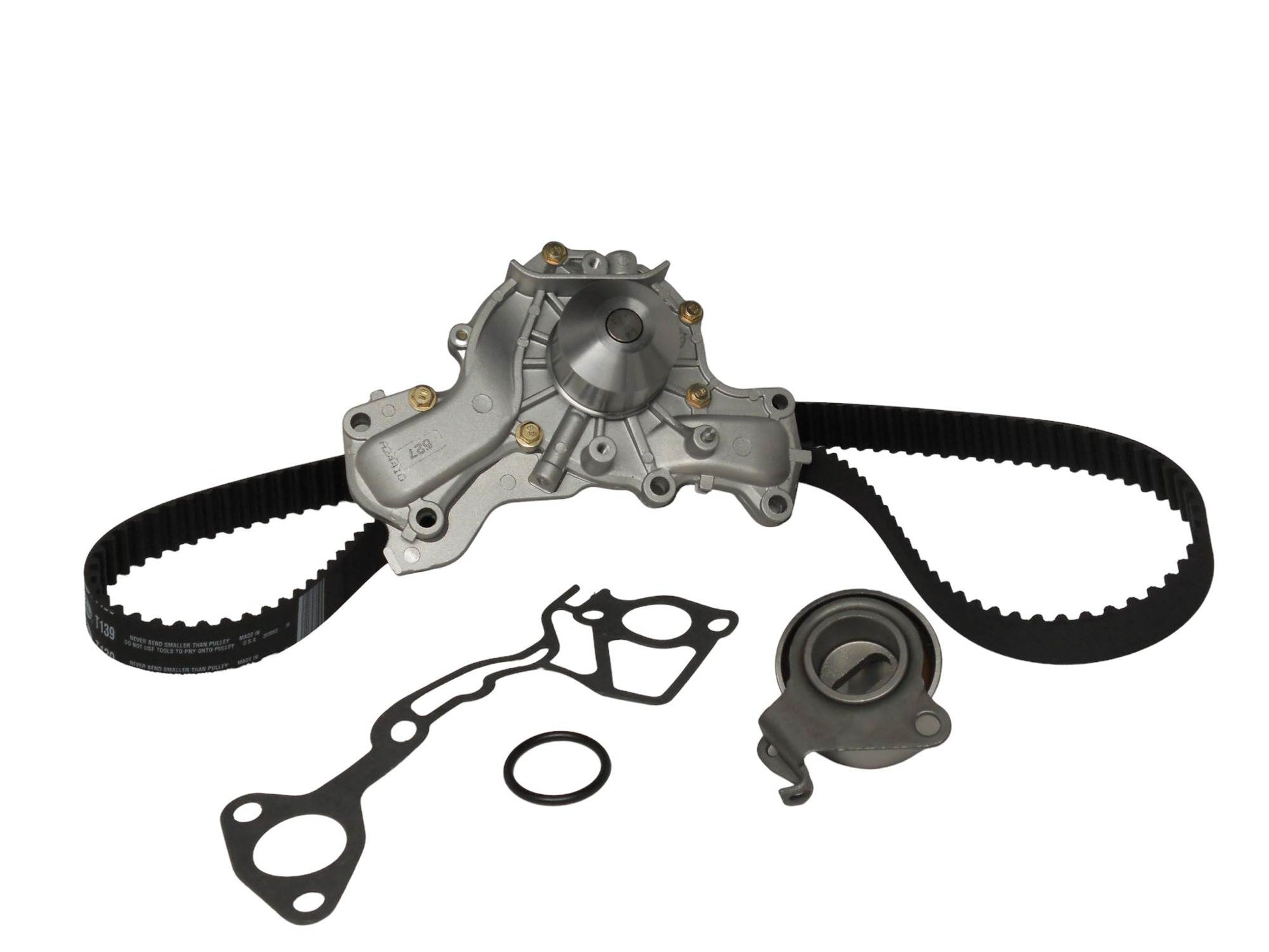 Front View of Engine Timing Belt Kit with Water Pump GATES TCKWP139BH