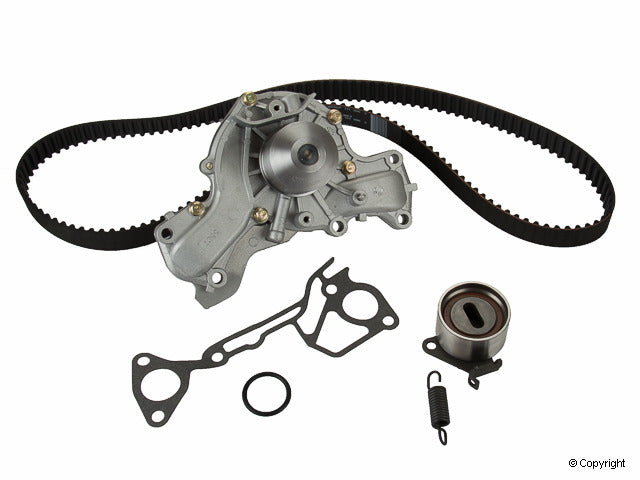 Top View of Engine Timing Belt Kit with Water Pump GATES TCKWP139BH