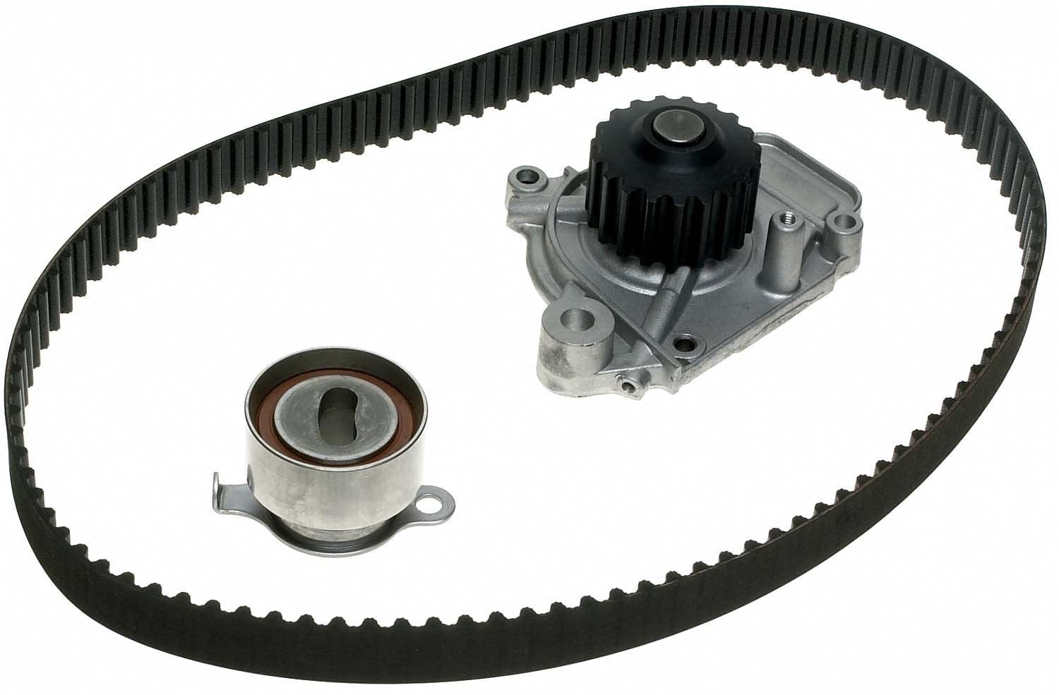 Front View of Engine Timing Belt Kit with Water Pump GATES TCKWP143