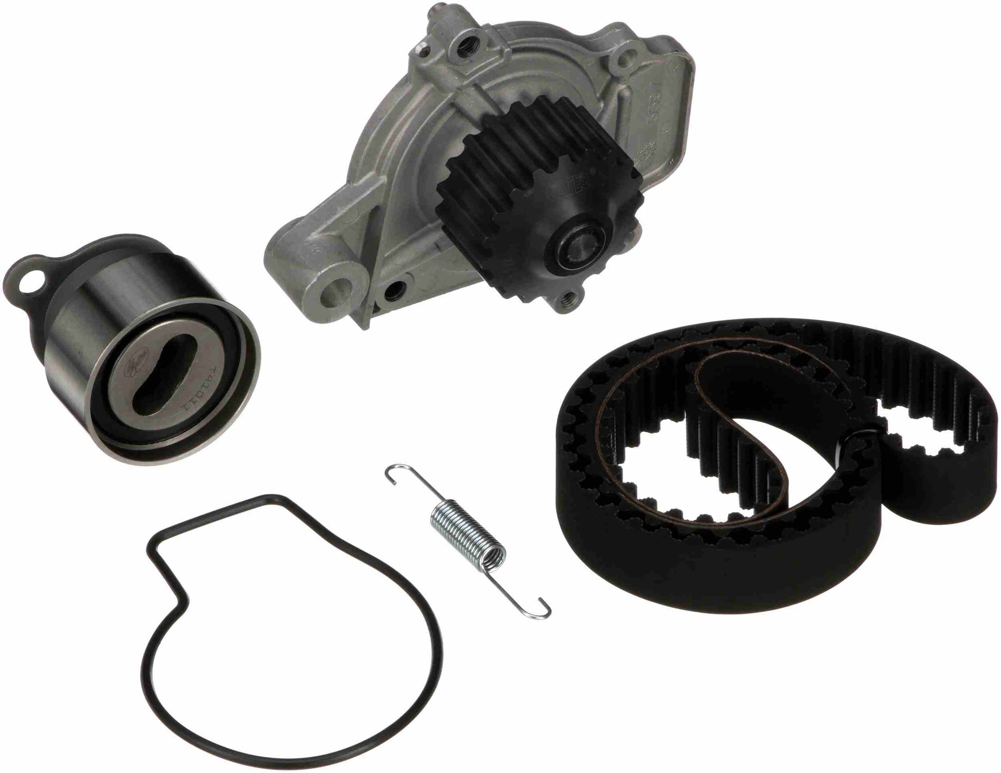 Kit View of Engine Timing Belt Kit with Water Pump GATES TCKWP143