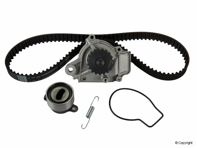 Top View of Engine Timing Belt Kit with Water Pump GATES TCKWP143