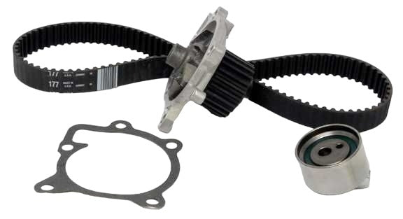 Front View of Engine Timing Belt Kit with Water Pump GATES TCKWP177