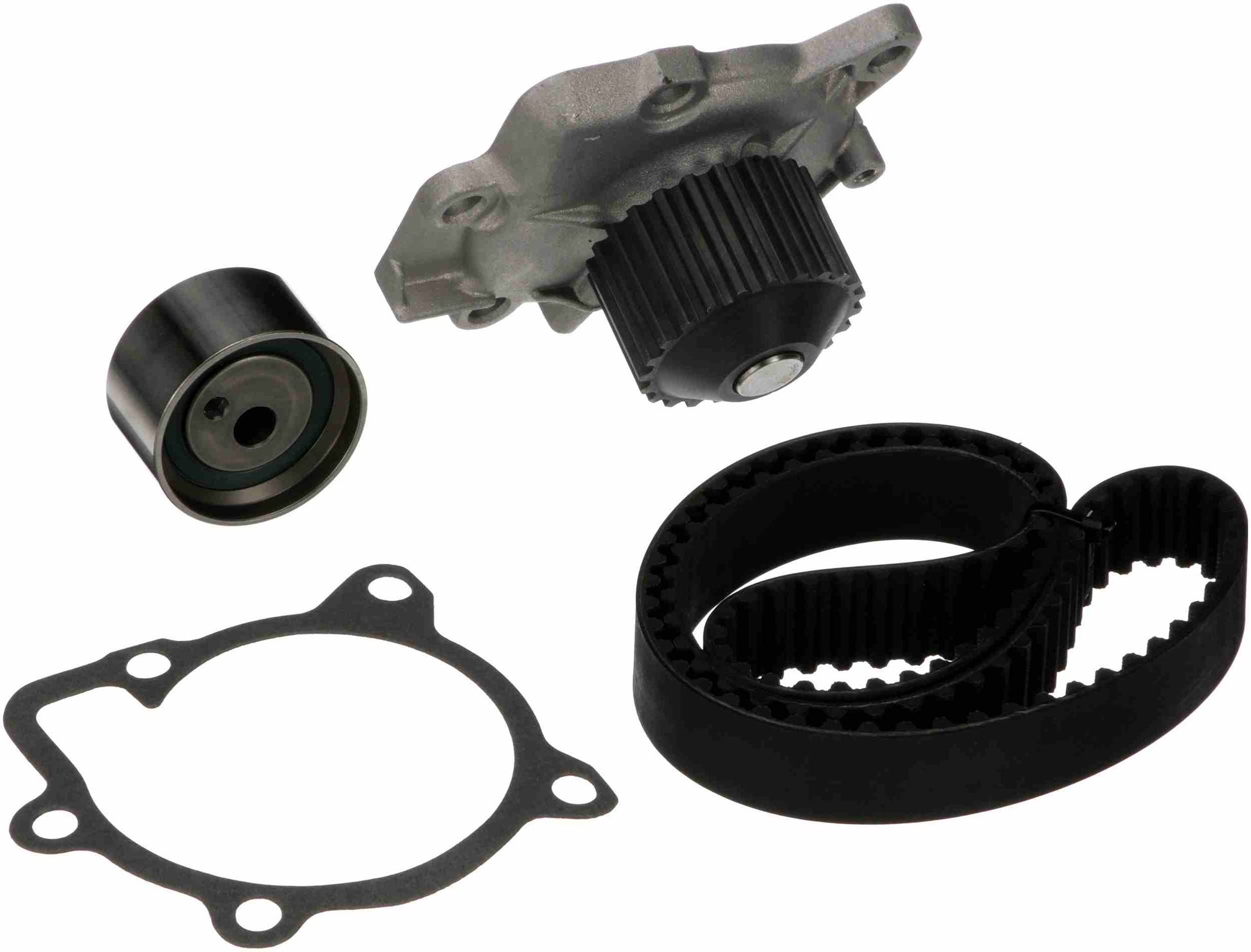 Kit View of Engine Timing Belt Kit with Water Pump GATES TCKWP177