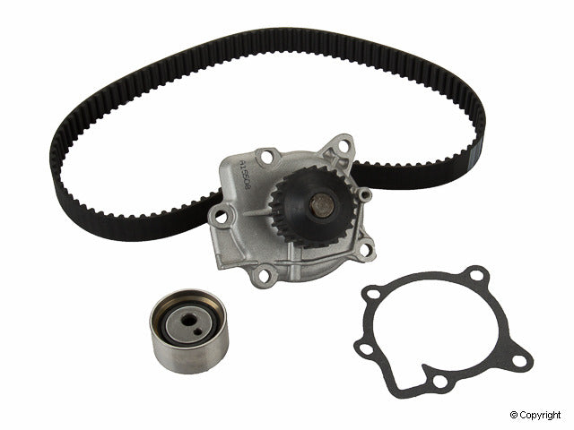 Top View of Engine Timing Belt Kit with Water Pump GATES TCKWP177