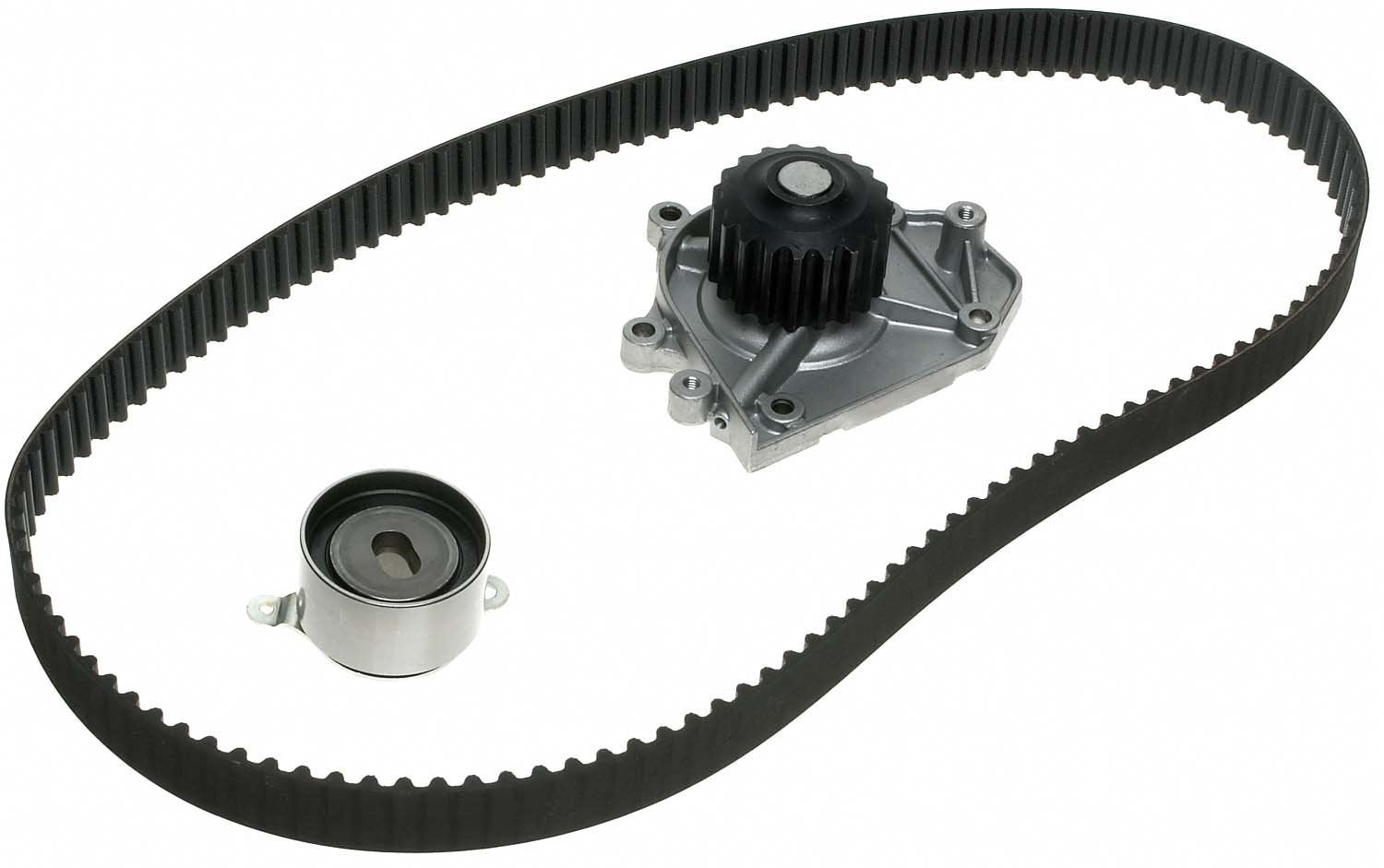 Front View of Engine Timing Belt Kit with Water Pump GATES TCKWP184A