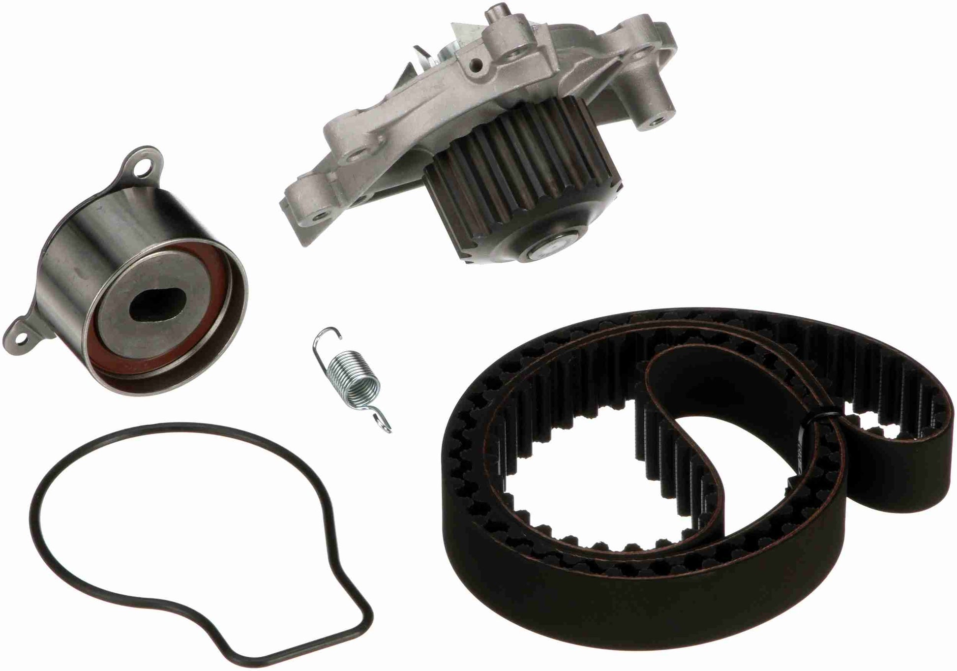 Kit View of Engine Timing Belt Kit with Water Pump GATES TCKWP184A