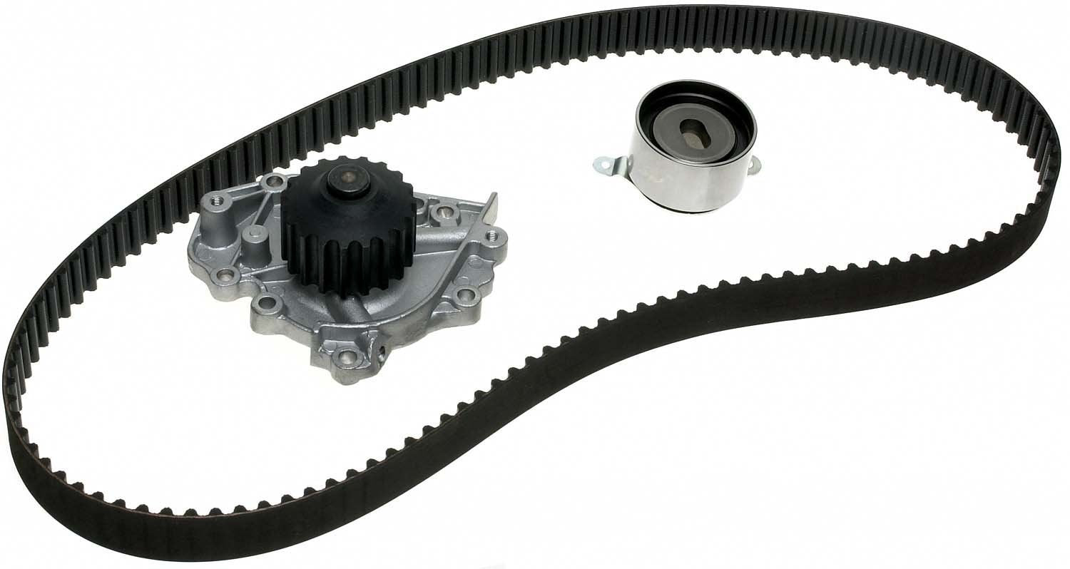 Front View of Engine Timing Belt Kit with Water Pump GATES TCKWP184