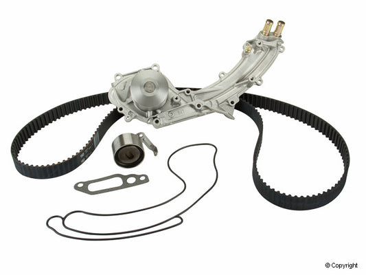 Top View of Engine Timing Belt Kit with Water Pump GATES TCKWP193