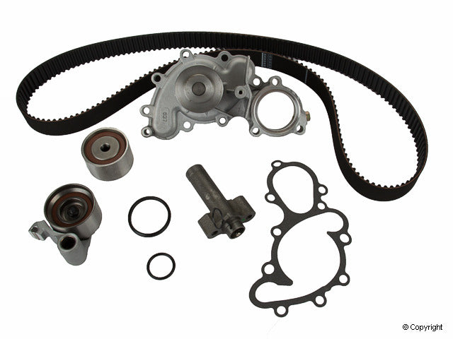 Top View of Engine Timing Belt Kit with Water Pump GATES TCKWP200A