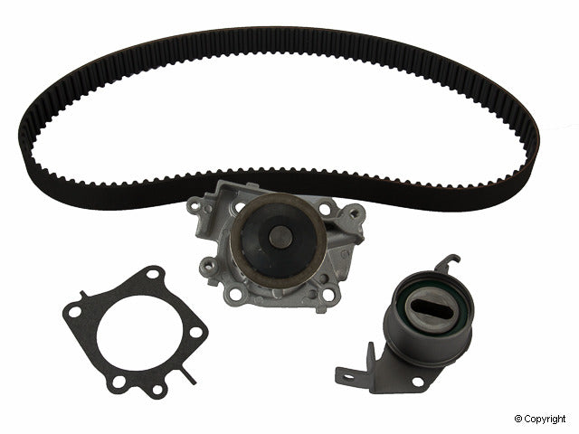 Top View of Engine Timing Belt Kit with Water Pump GATES TCKWP201A