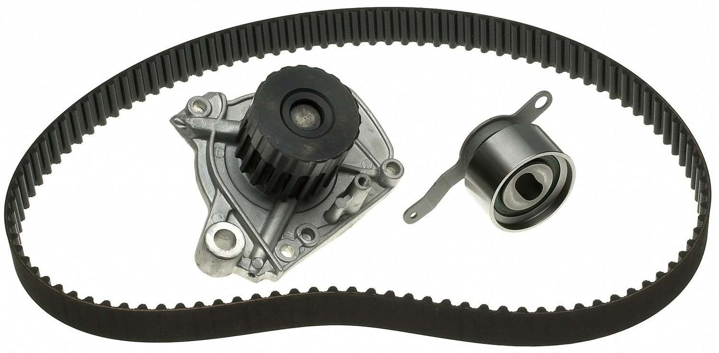 Front View of Engine Timing Belt Kit with Water Pump GATES TCKWP224