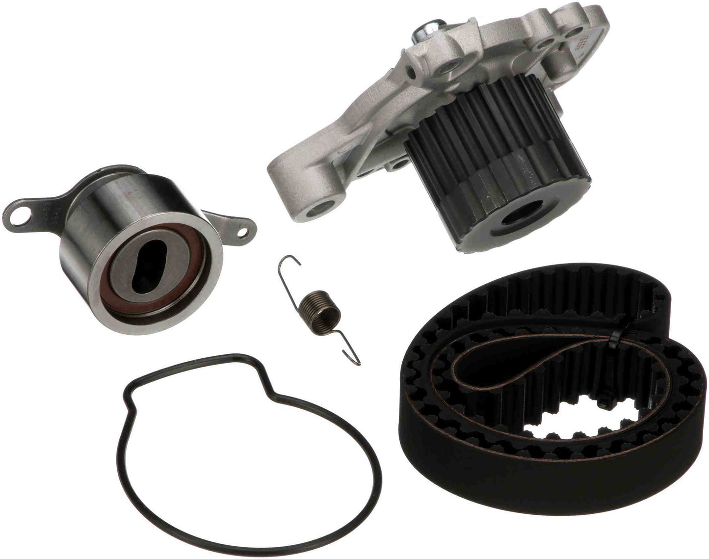 Kit View of Engine Timing Belt Kit with Water Pump GATES TCKWP224