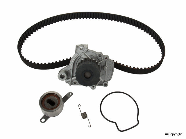 Top View of Engine Timing Belt Kit with Water Pump GATES TCKWP224