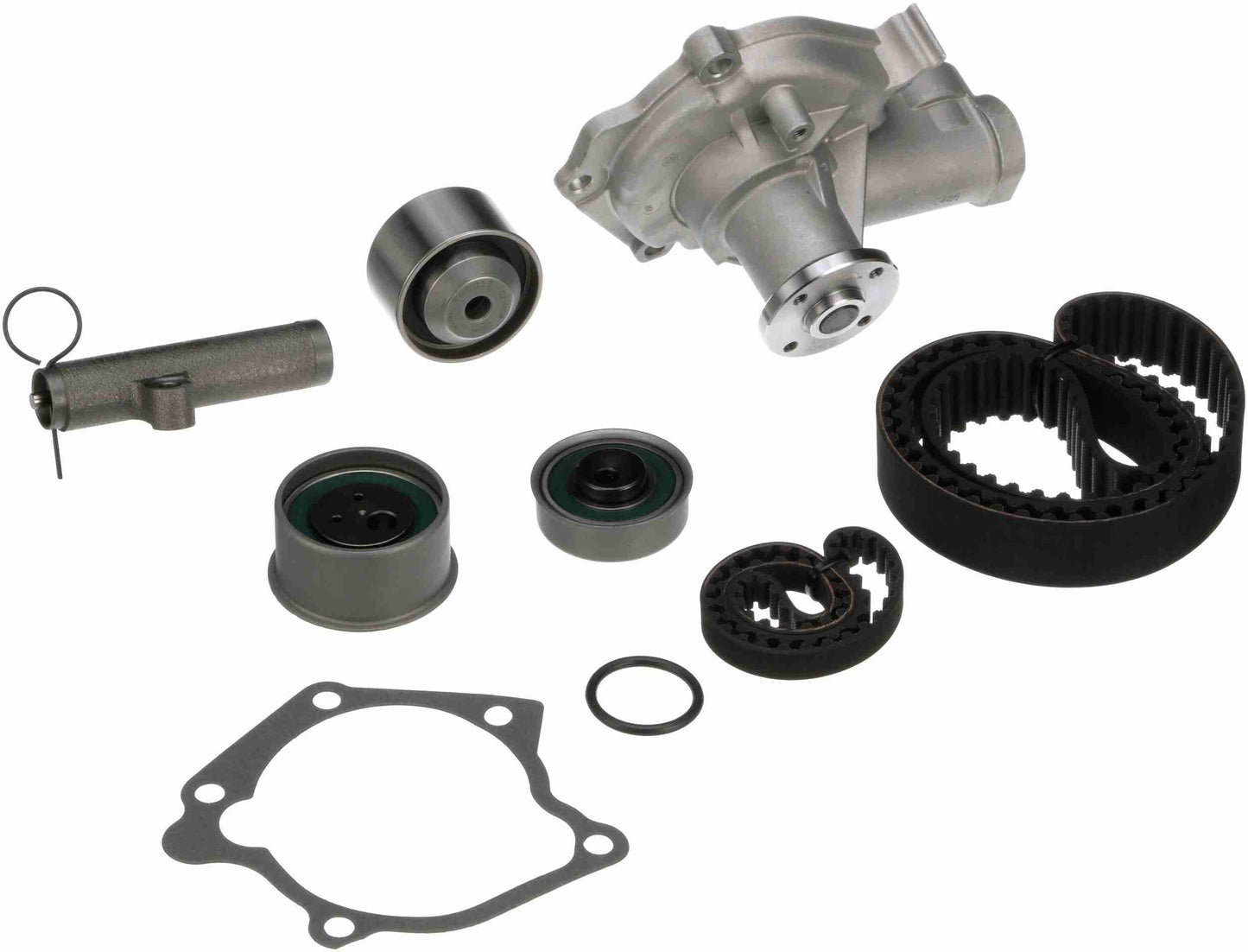 Kit View of Engine Timing Belt Kit with Water Pump GATES TCKWP232A