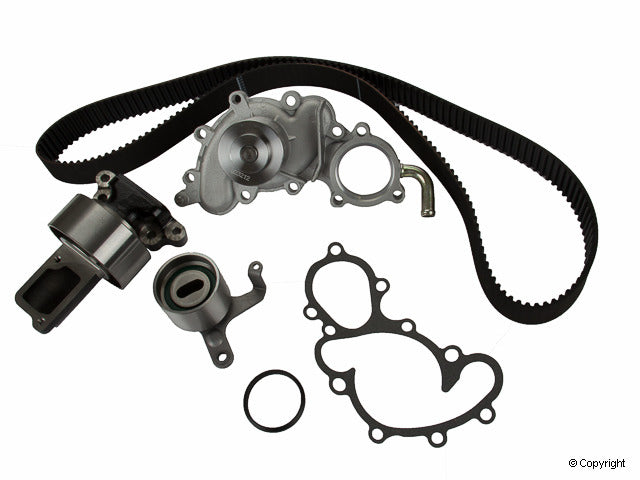 Top View of Engine Timing Belt Kit with Water Pump GATES TCKWP240C