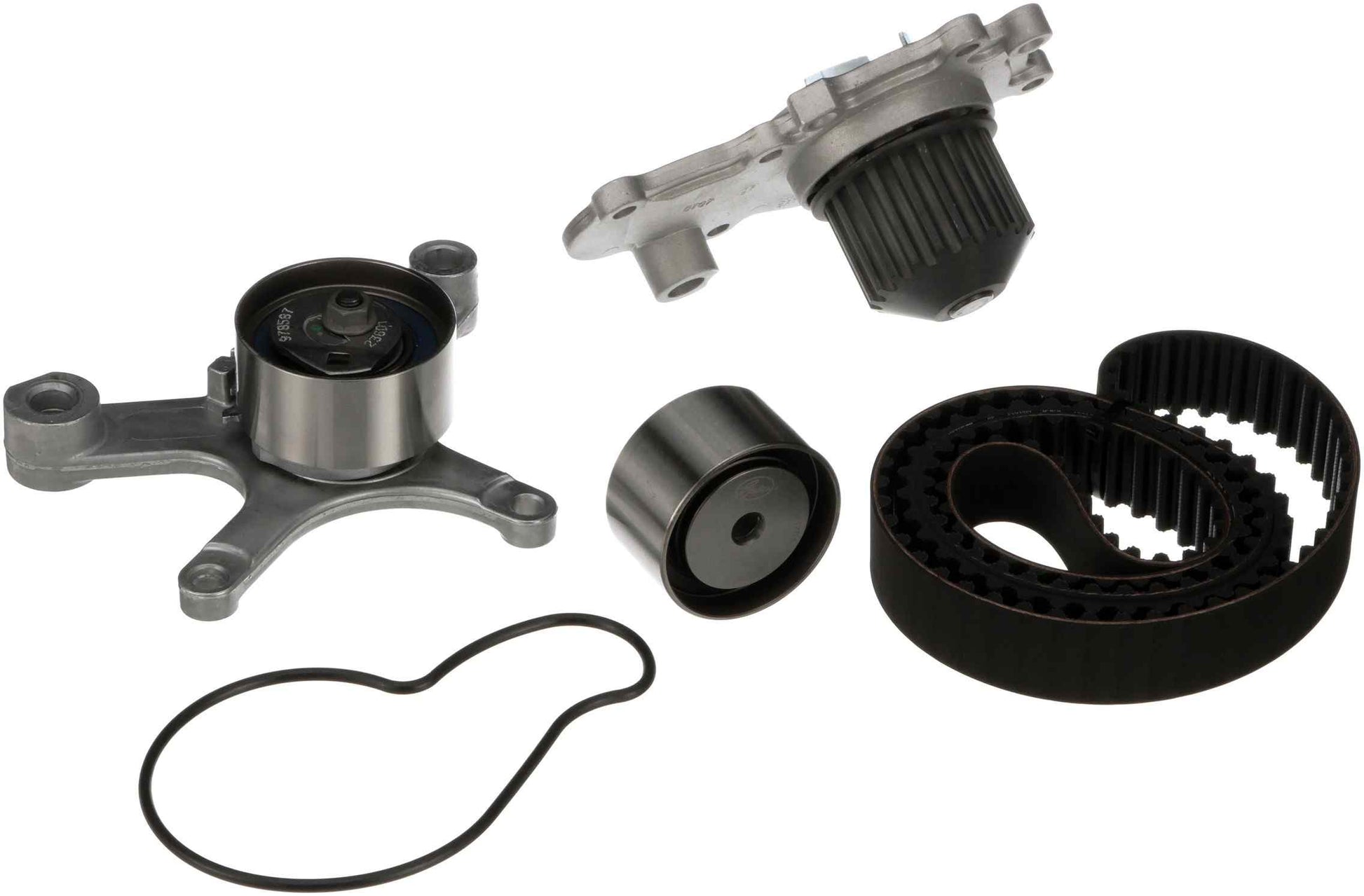 Kit View of Engine Timing Belt Kit with Water Pump GATES TCKWP246A