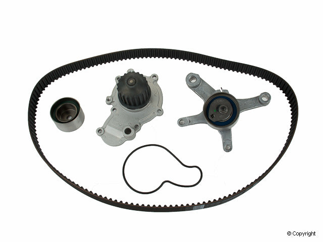 Top View of Engine Timing Belt Kit with Water Pump GATES TCKWP246A