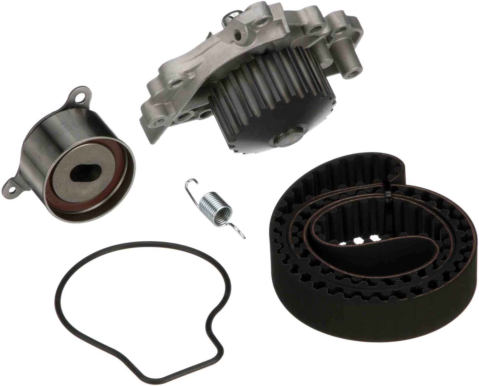 Kit View of Engine Timing Belt Kit with Water Pump GATES TCKWP247