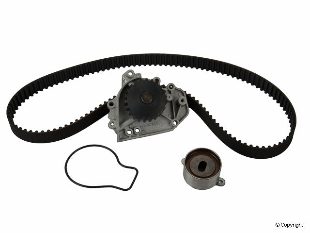 Top View of Engine Timing Belt Kit with Water Pump GATES TCKWP247