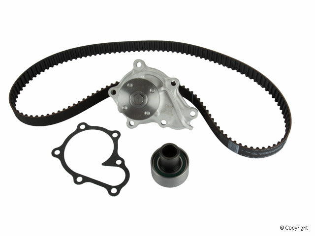 Top View of Engine Timing Belt Kit with Water Pump GATES TCKWP249B