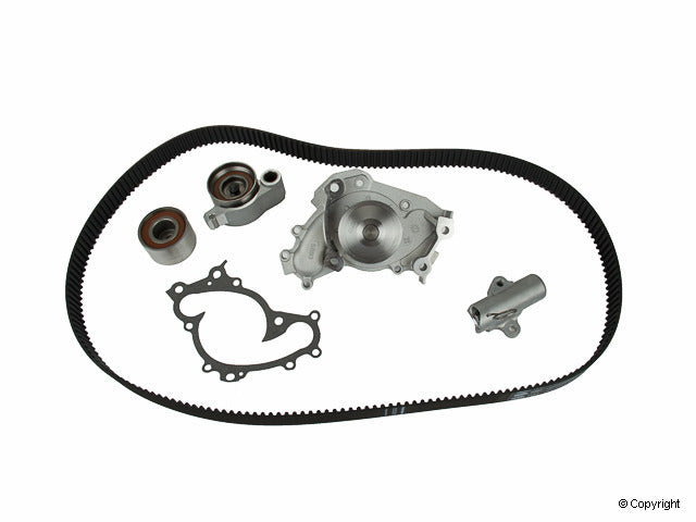 Top View of Engine Timing Belt Kit with Water Pump GATES TCKWP257A