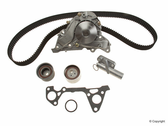 Top View of Engine Timing Belt Kit with Water Pump GATES TCKWP259BH