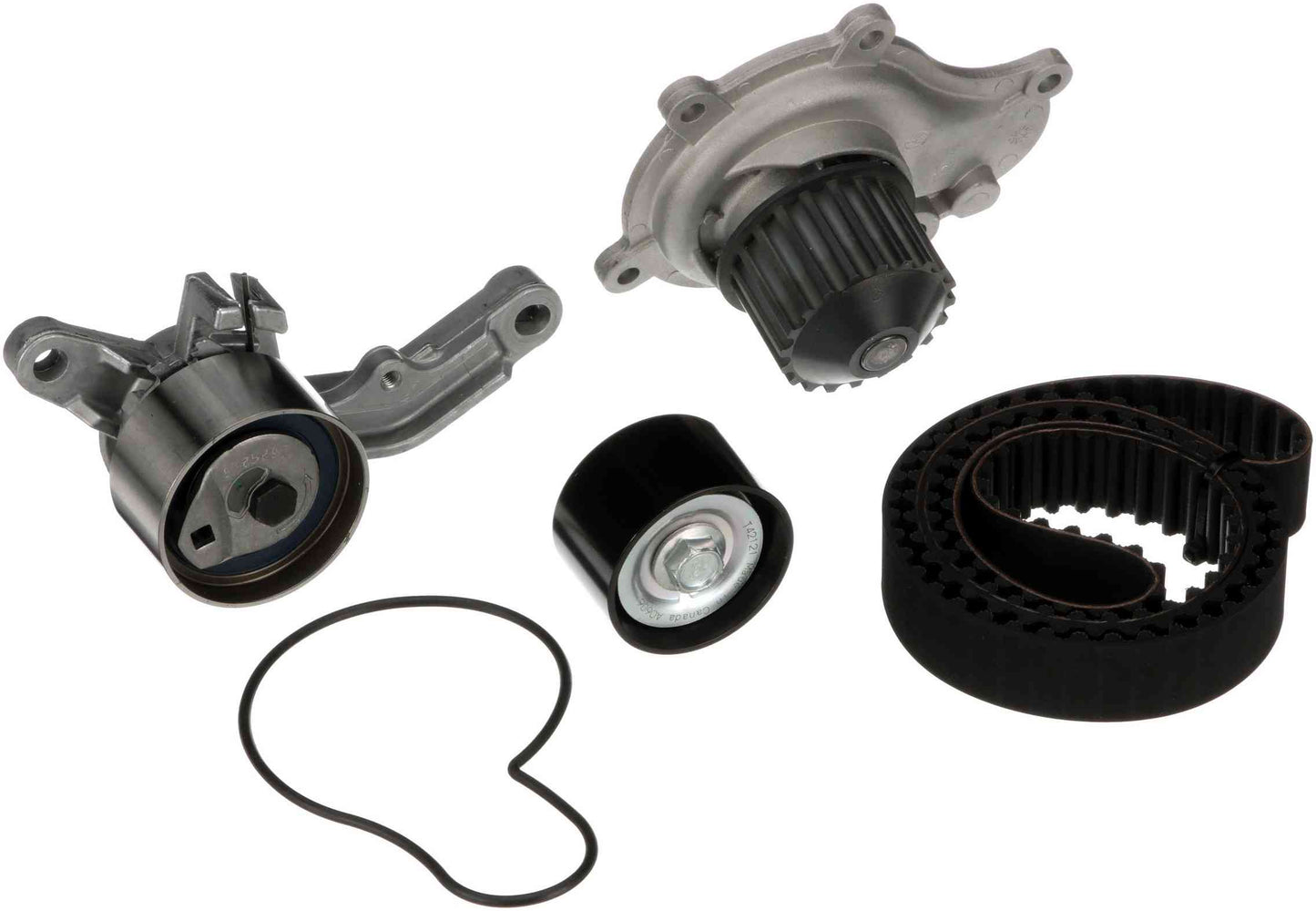 Kit View of Engine Timing Belt Kit with Water Pump GATES TCKWP265A