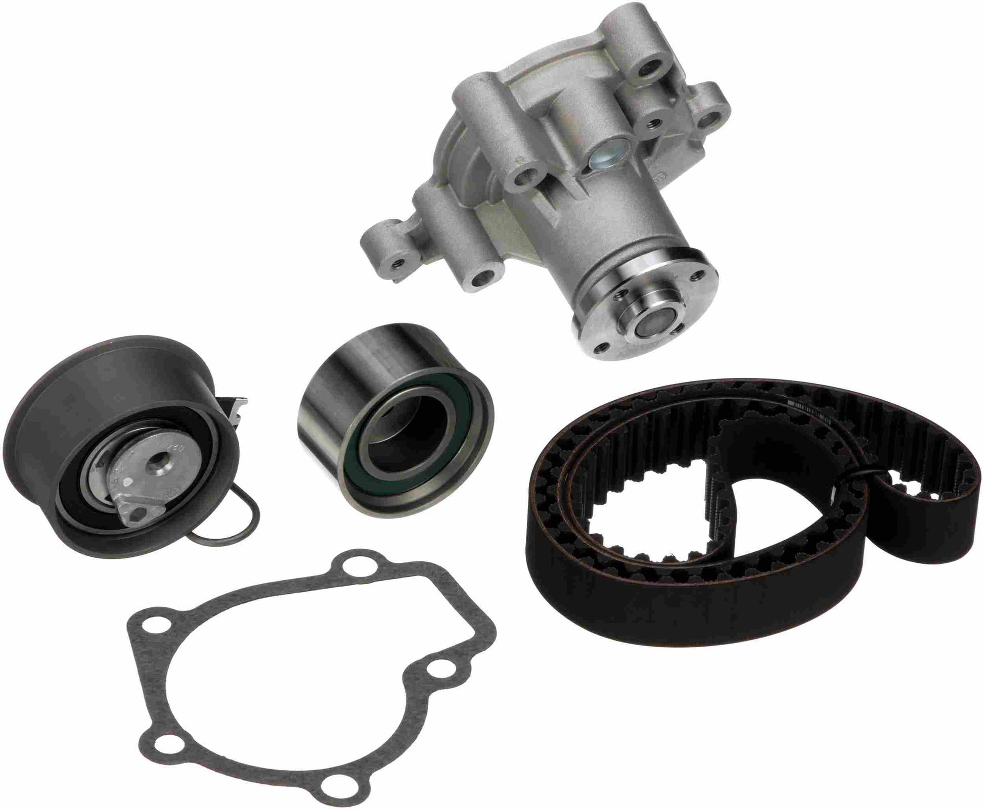 Kit View of Engine Timing Belt Kit with Water Pump GATES TCKWP284A