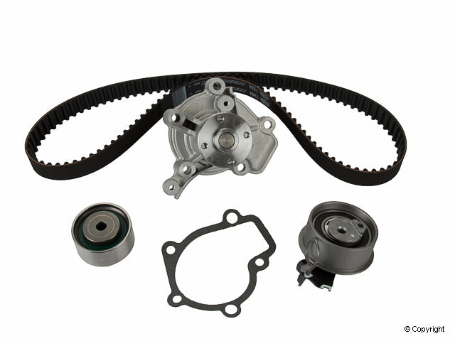 Top View of Engine Timing Belt Kit with Water Pump GATES TCKWP284A