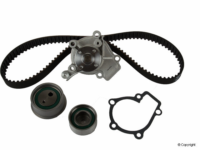 Top View of Engine Timing Belt Kit with Water Pump GATES TCKWP284