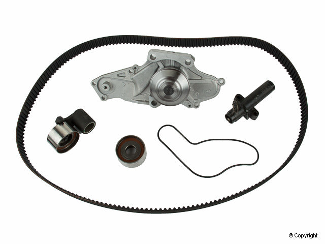 Top View of Engine Timing Belt Kit with Water Pump GATES TCKWP286