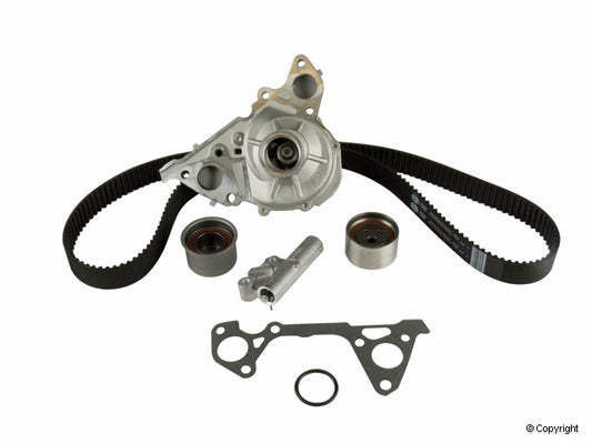 Top View of Engine Timing Belt Kit with Water Pump GATES TCKWP287A