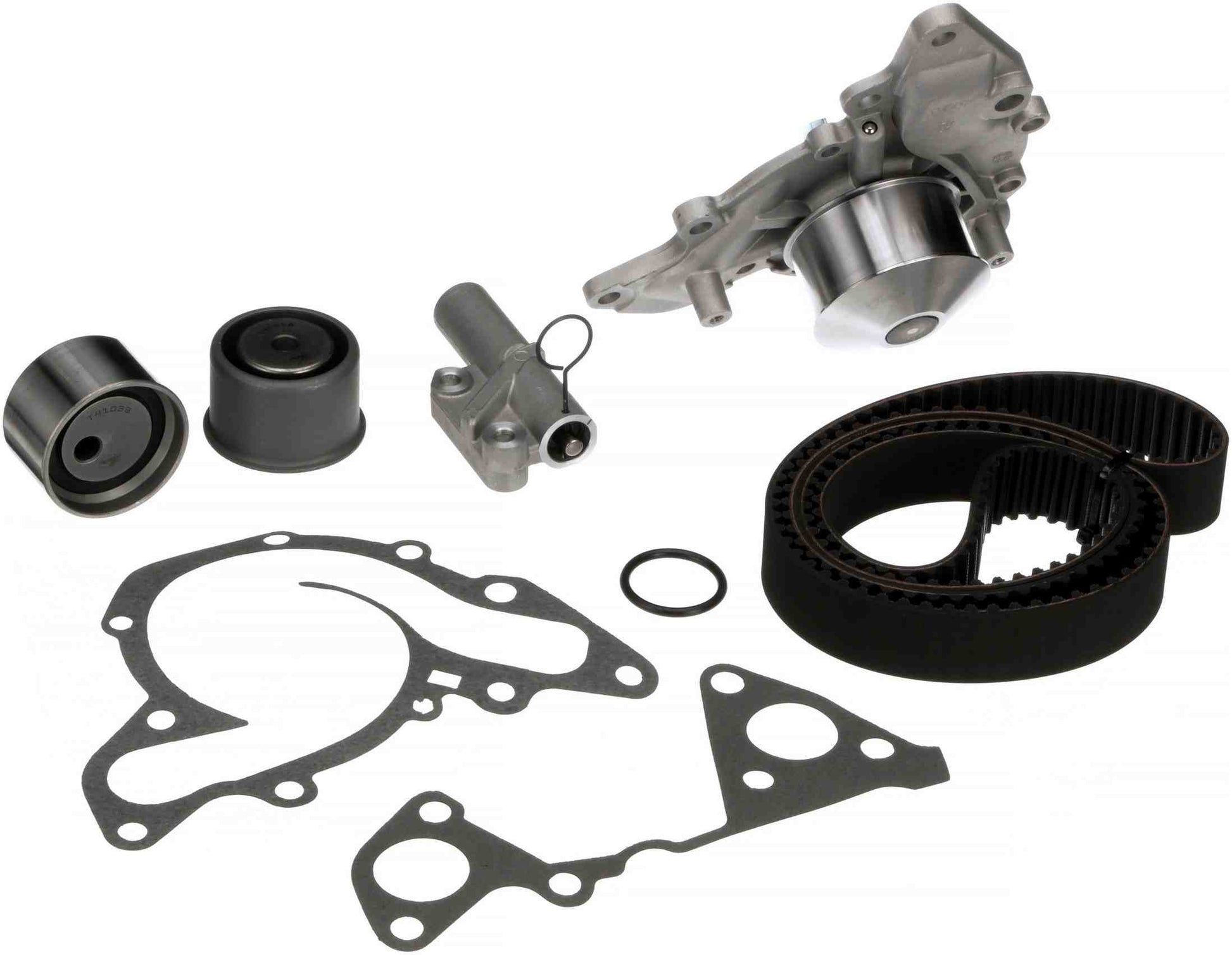 Kit View of Engine Timing Belt Kit with Water Pump GATES TCKWP287B