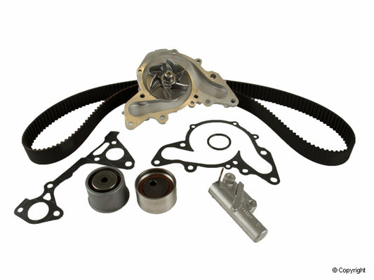 Top View of Engine Timing Belt Kit with Water Pump GATES TCKWP287B