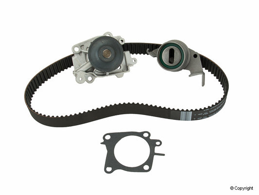 Top View of Engine Timing Belt Kit with Water Pump GATES TCKWP288