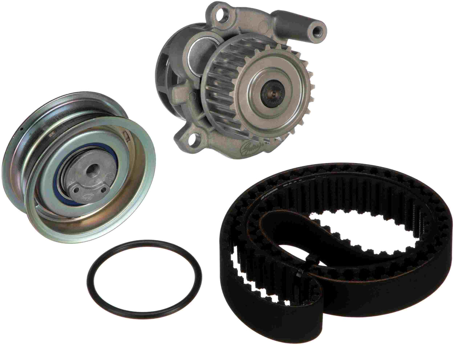 Kit View of Engine Timing Belt Kit with Water Pump GATES TCKWP296M