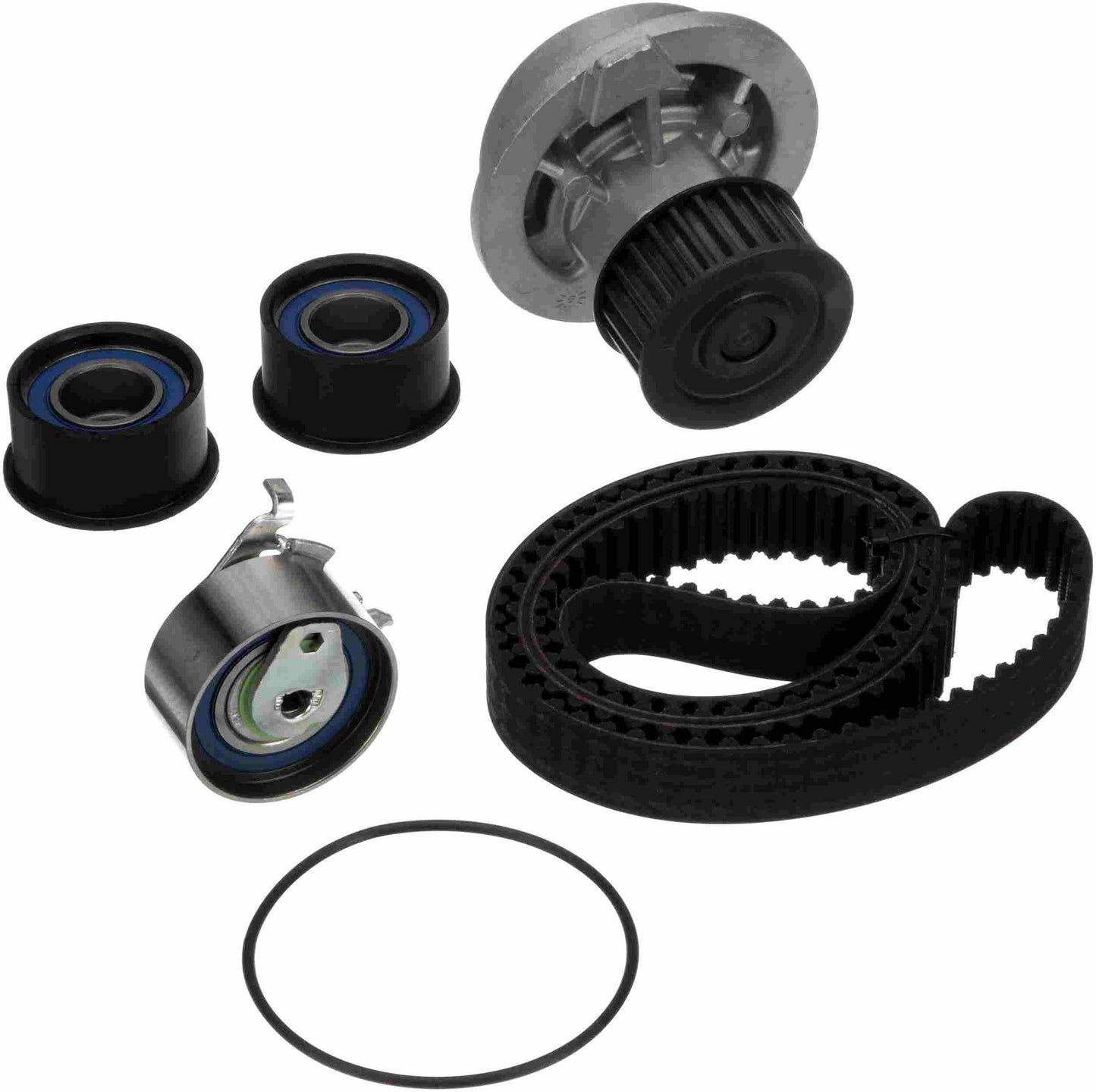 Kit View of Engine Timing Belt Kit with Water Pump GATES TCKWP305A