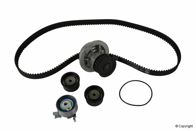 Top View of Engine Timing Belt Kit with Water Pump GATES TCKWP305A