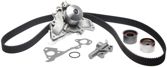 Top View of Engine Timing Belt Kit with Water Pump GATES TCKWP323